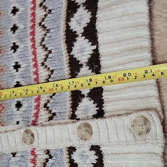 American Eagle Y2K Oversized Multicolour Cardigan US XS - Picture 10 of 14